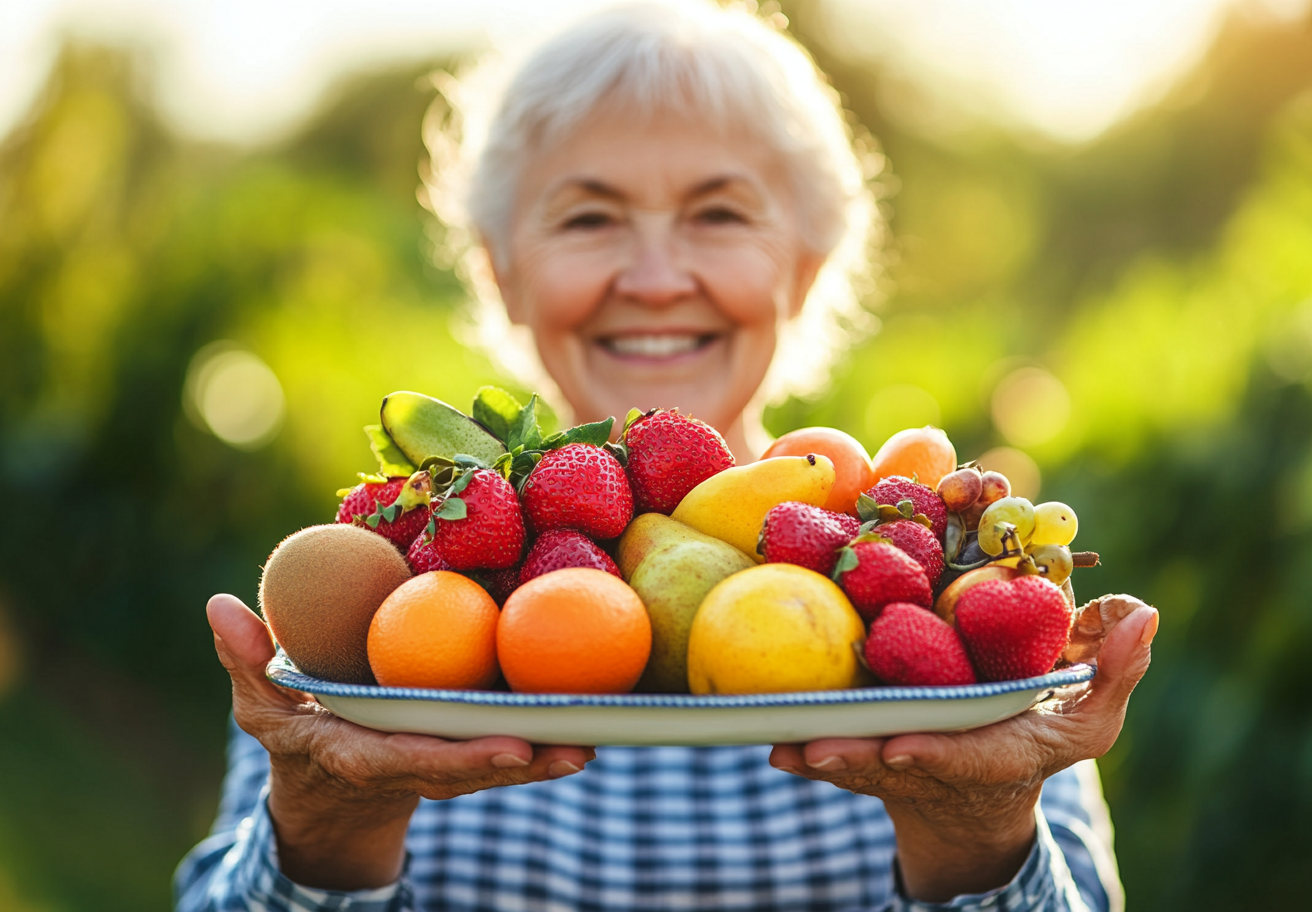 Натюрморт зі свіжими сезонними продуктами